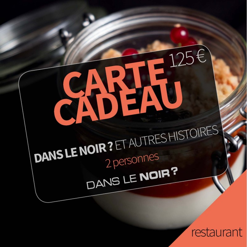 carte cadeau dans le noir et autres histoires 