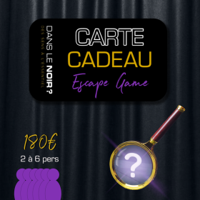 Formule Cadeau "Escape Game...